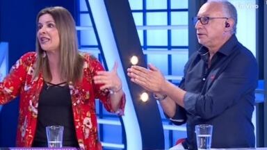 Savka Pollak tuvo un duro encontrón esta tarde con Mauricio Israel.