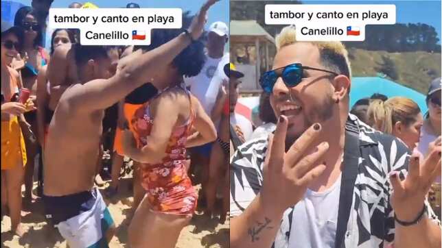 Pucha q les gusta el ruido a esta gente (Venezolanos)playa el Canelo