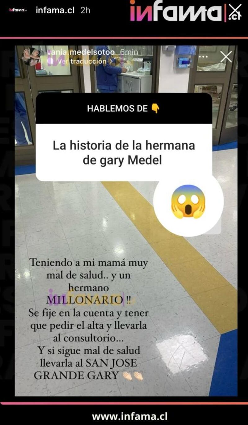 Storie hermana de Gary Medel