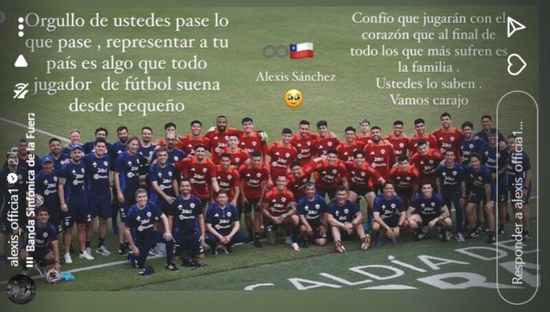 El delantero de Udinese le dio su apoyo a la selección chilena en la previa a su partido de esta tarde ante Colombia en Barranquilla.