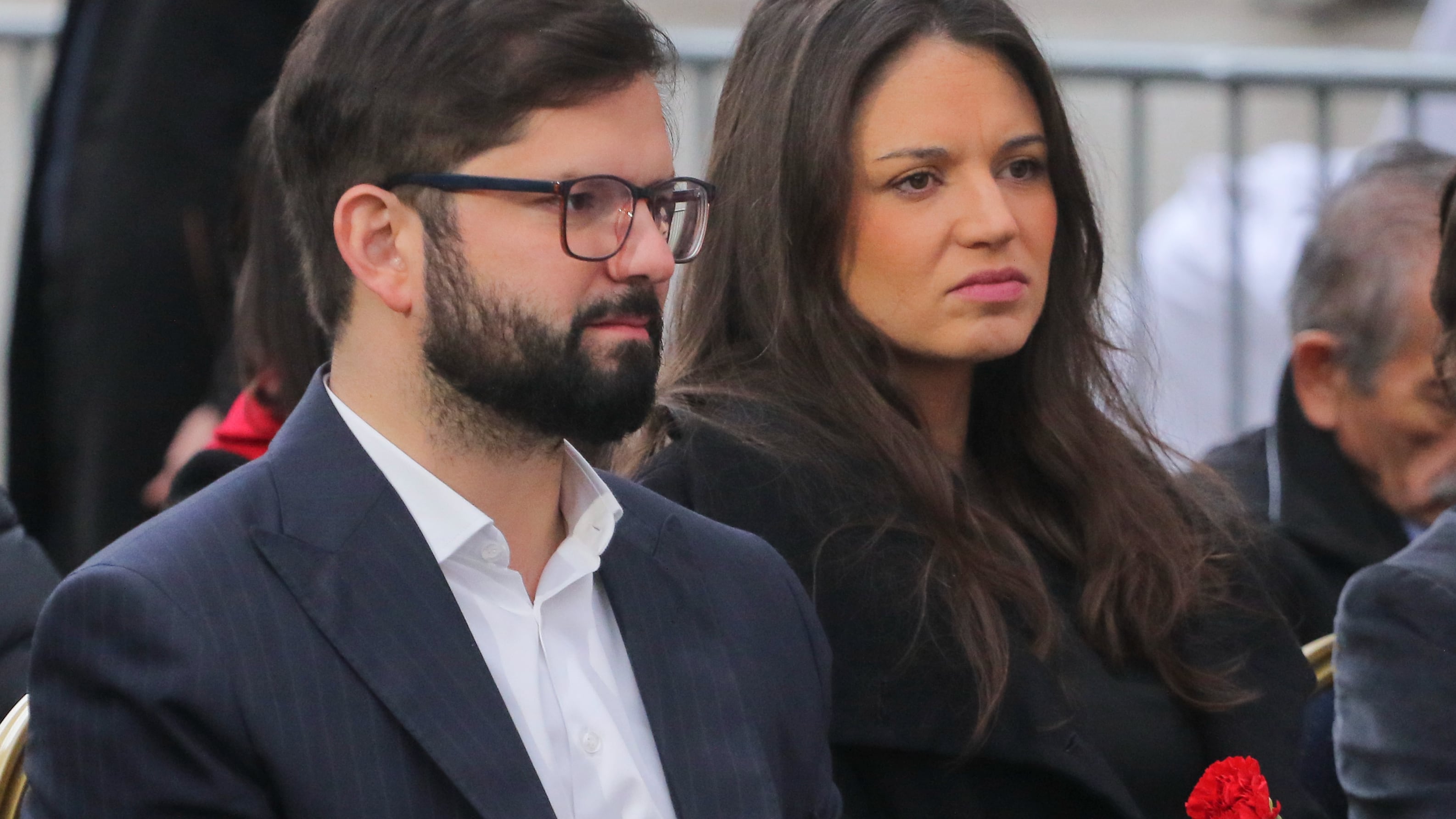 Gabriel Boric e Irina Karamanos, cuando aún tenían una relación. / AGENCIAUNO