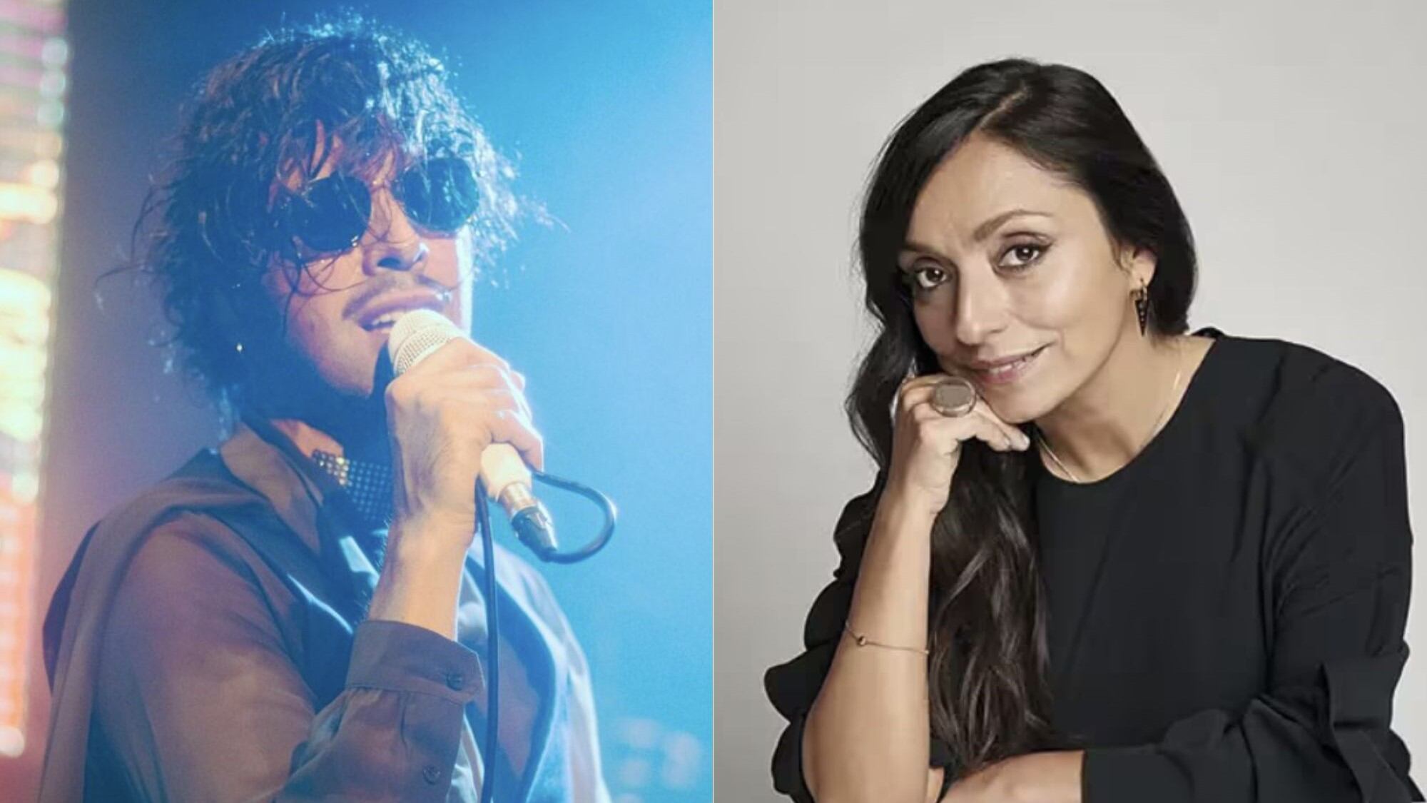 Koko Stambuk, vocalista de Glup! (Foto: @trotaquilpue) | Javiera Parra (Foto: Gabriel Schkolnick)