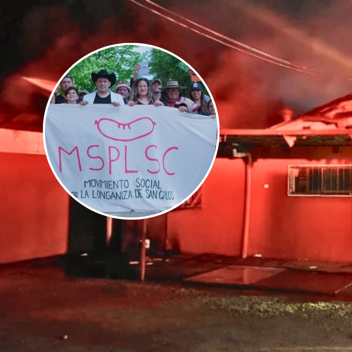 Incendio destruye fábrica de longanizas en San Carlos Incendio destruye fábrica de longanizas en San Carlos