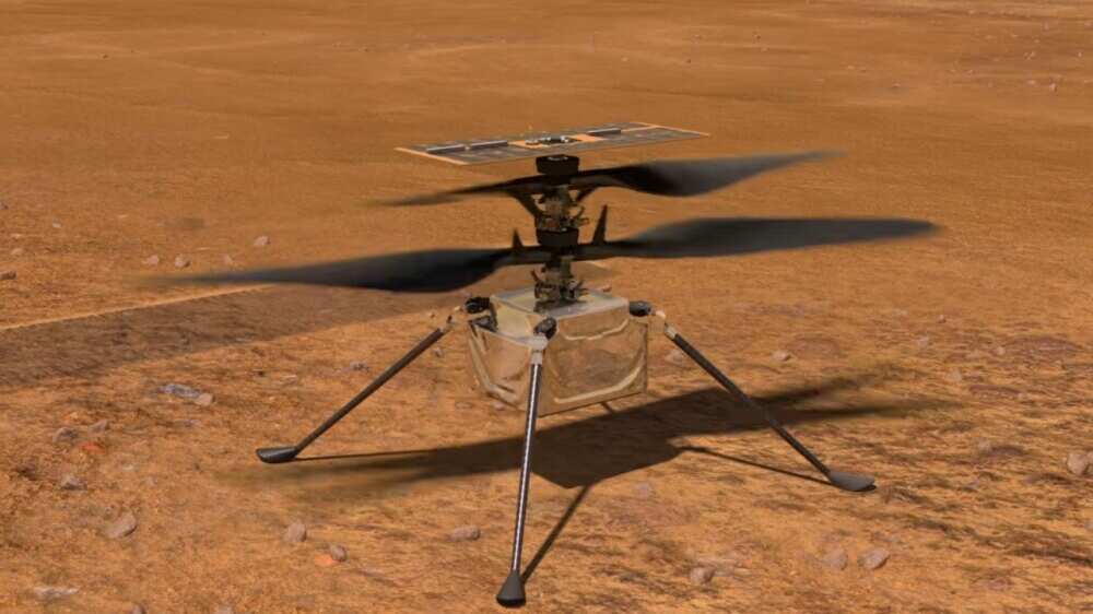 Helicóptero Ingenuity de la Nasa
