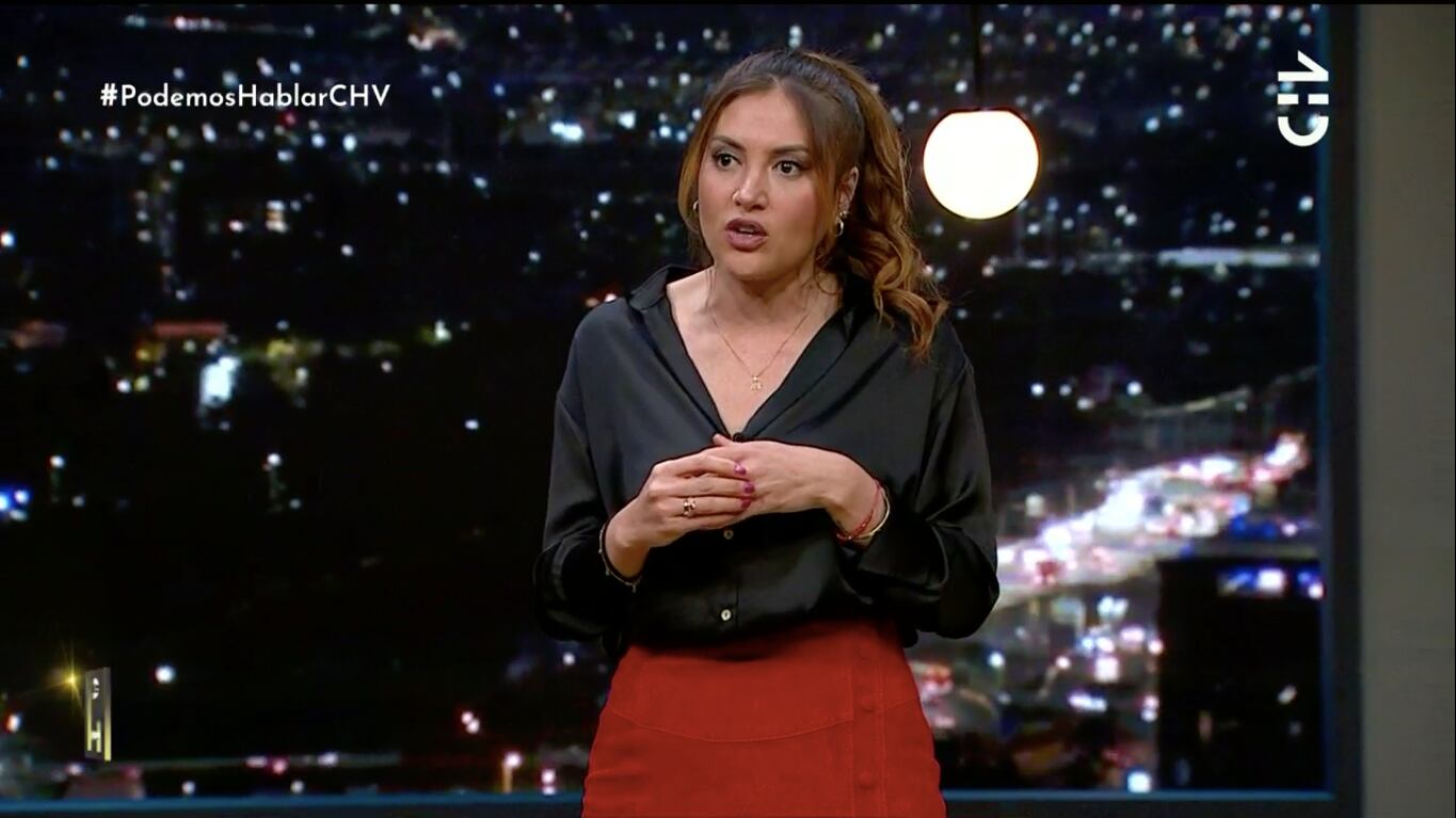 Karen Bejarano en “Podemos Hablar” | Captura: CHV