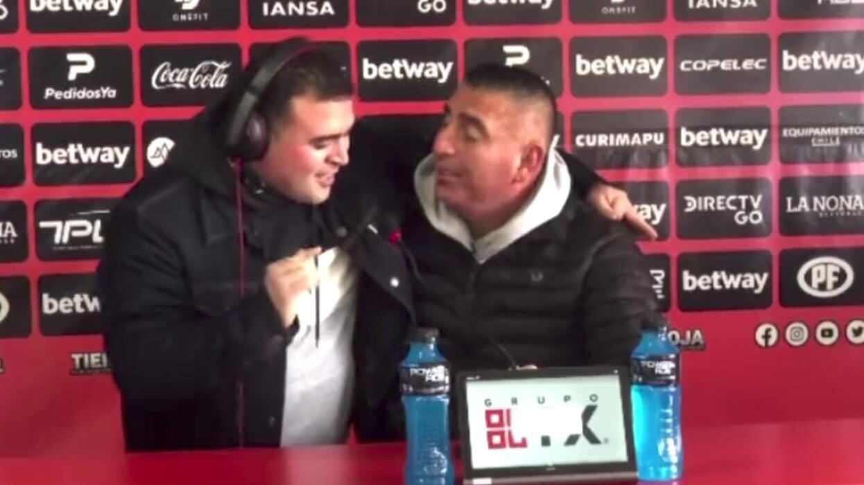 Jaime García y junto al "Chayanne de Chillán"