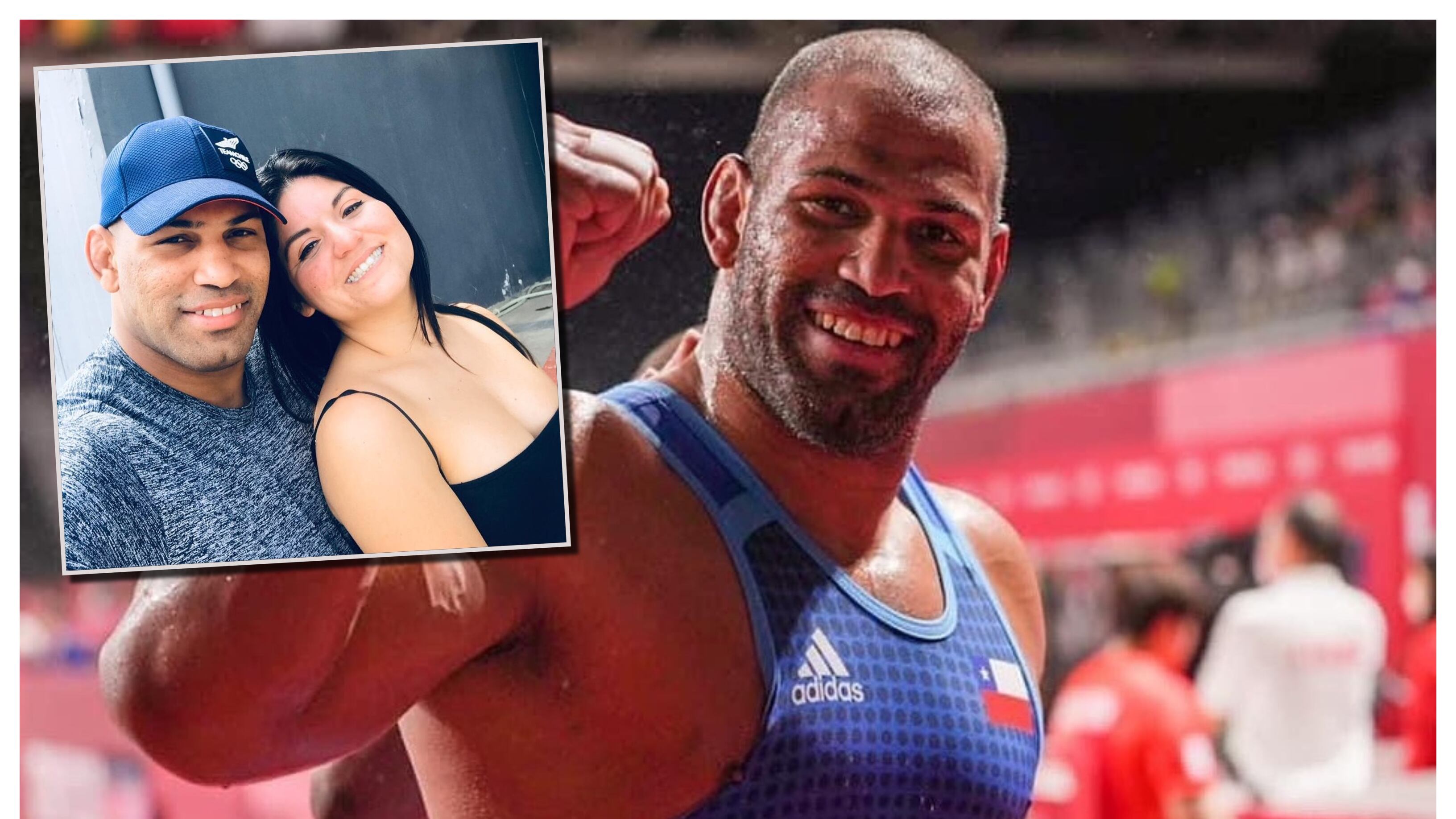 El luchador grecorromano cubano-chileno reveló que gracias a la App de citas pudo conocer a su actual pareja chilena.