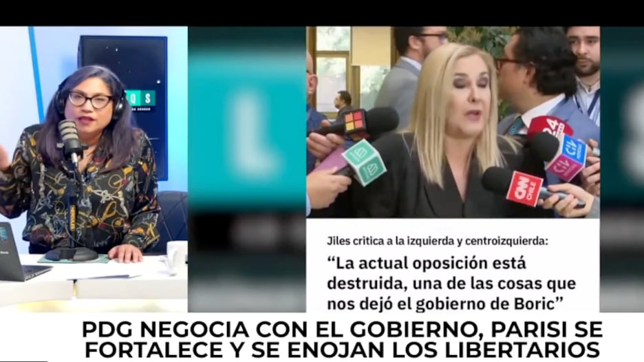 Alejandra Valle y Pamela Jiles