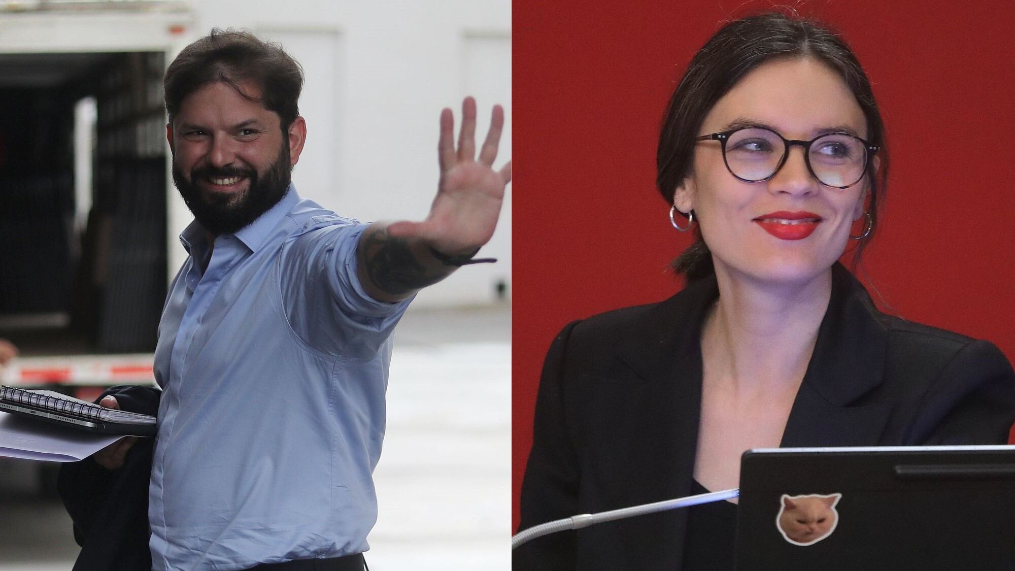 Gabriel Boric y Camila Vallejo | Agencia Uno