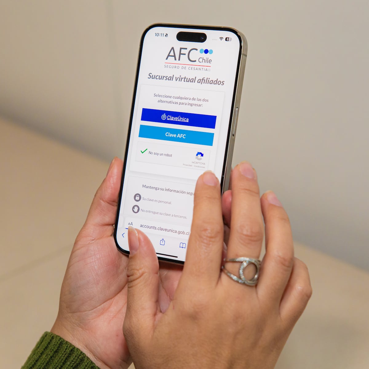 Cobro Seguro de Cesantía por internet con Clave Única Cobro Seguro de Cesantía por internet con Clave Única