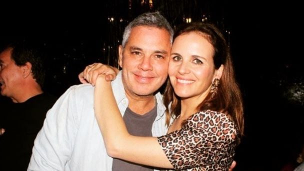 José Miguel Viñuela y su pareja, Constanza Lira