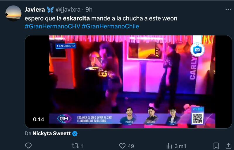 Críticas a Íñigo, Camila Power y Karina | Captura: X