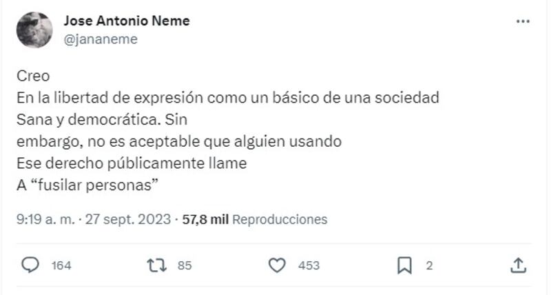 Captura de X
