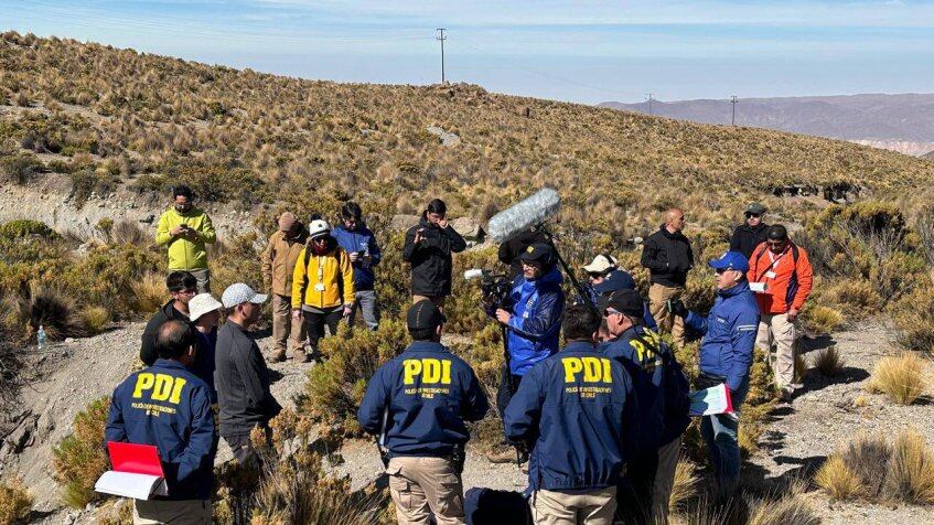 Durante seis horas y con excompañeros de Franco Vargas: Fiscalía realizó reconstitución de escena de la fatal marcha de Putre