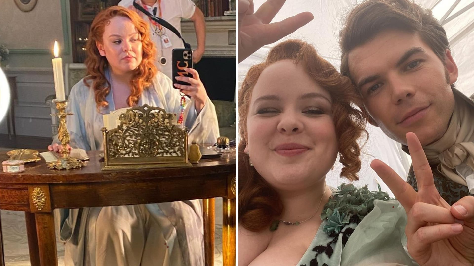 Nicola Coughlan calló a una reportera que habló sobre su cuerpo tras las escenas de desnudo de su papel en la serie Bridgerton.