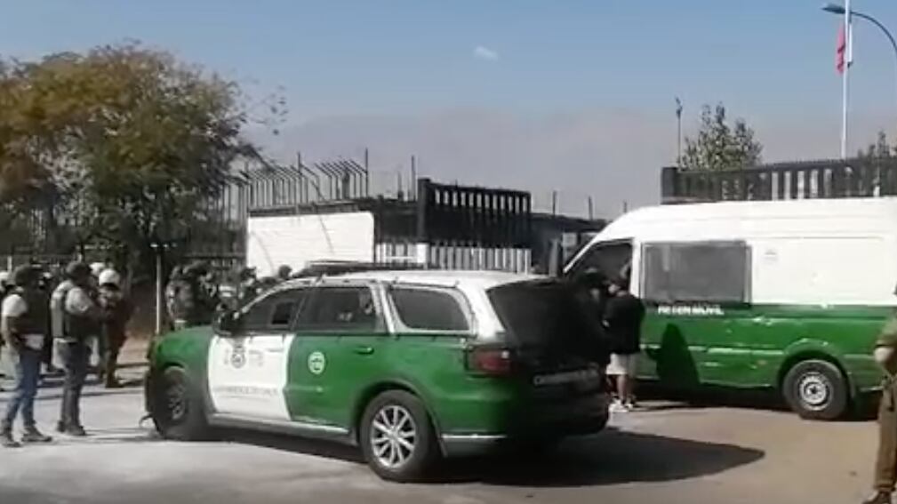 Desorden en el Estadio Monumental