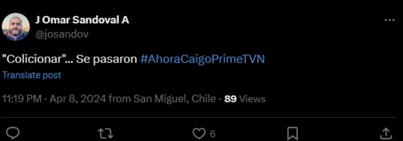 Reacción falta de ortografía de "Ahora Caigo Prime" | X