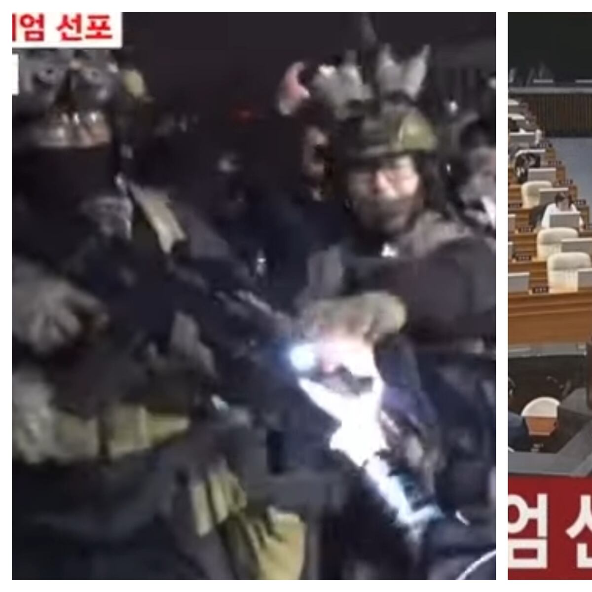 Retiro militar en Corea del Sur tras rechazo a ley marcial Retiro militar en Corea del Sur tras rechazo a ley marcial