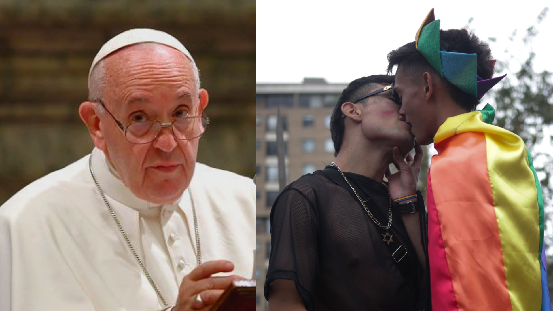 Papa Francisco reveló su postura frente a las parejas del mismo.