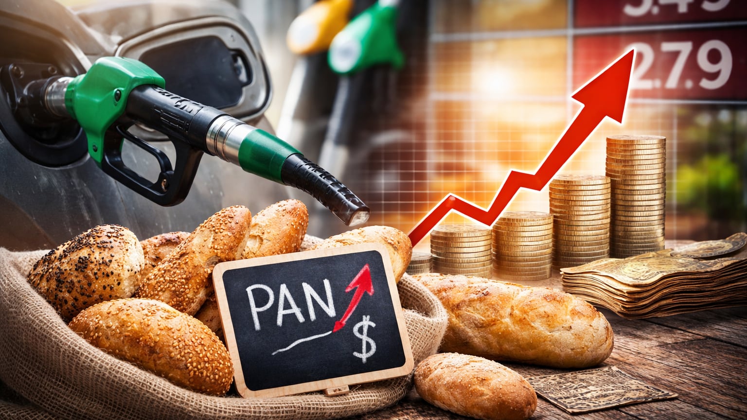 Alza en el precio del pan