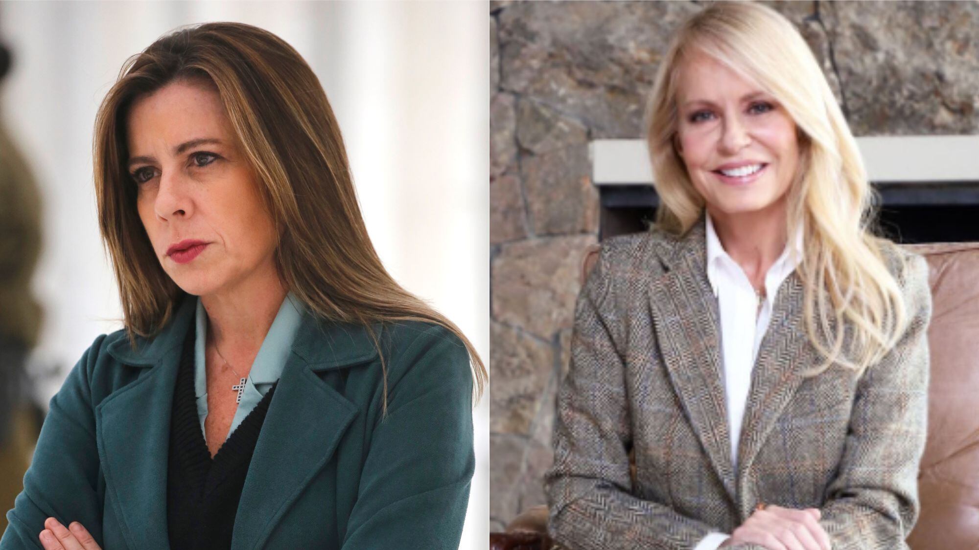 Tere Marinovic y Cecilia Bolocco