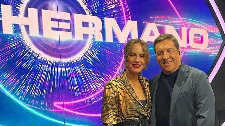 Los animadores del reality "Gran Hermano", que se emite por las pantallas de Chilevisión.