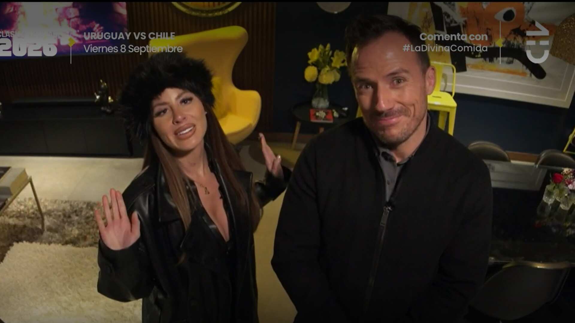 Ignacia Michelson y Gonzalo Egas en "La Divina Comida" | Captura: CHV