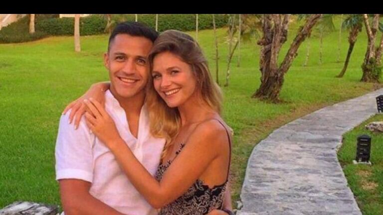 Alexis Sánchez y Mayte Rodríguez