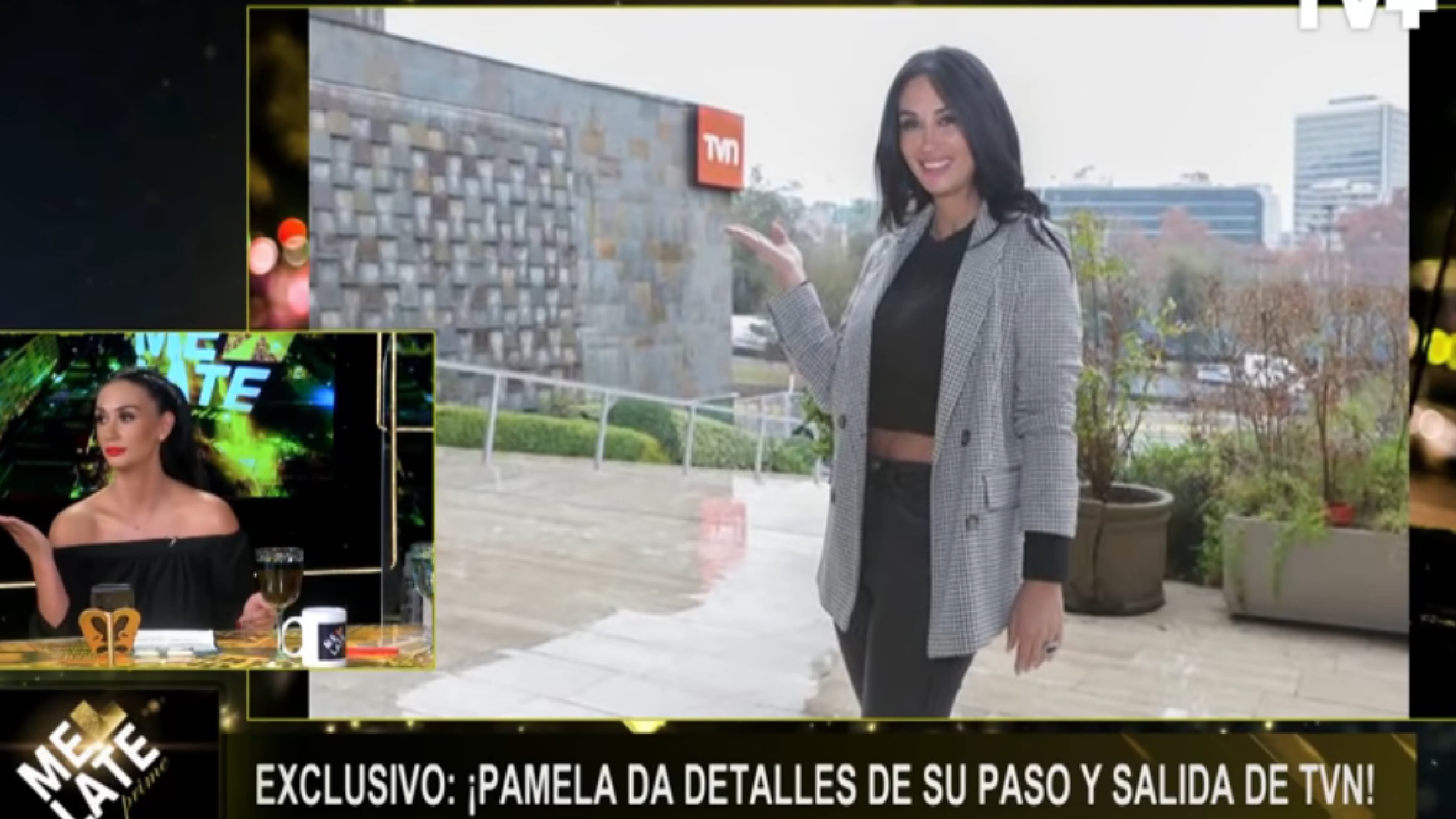 Pamela Díaz quejándose
