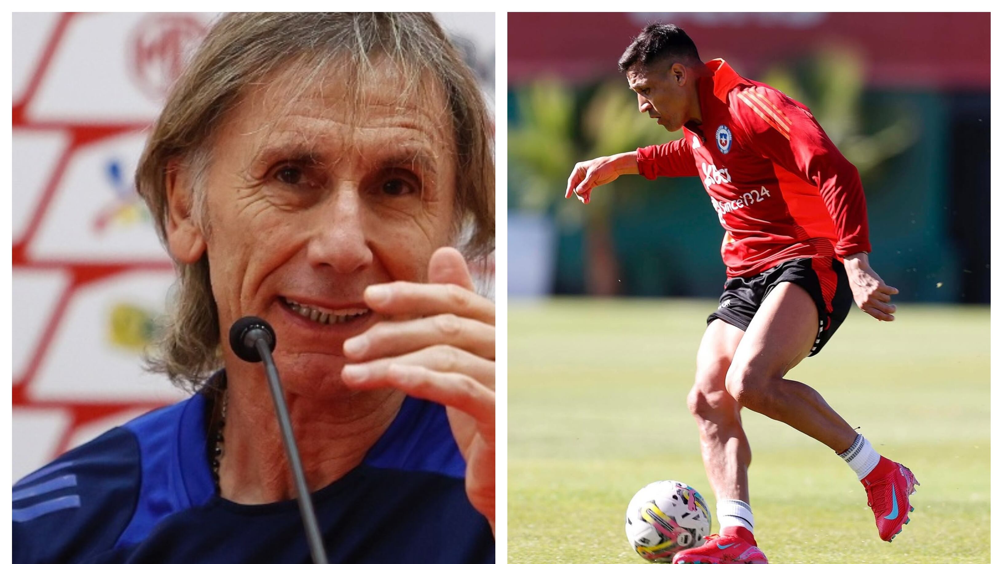 El delantero nacional quedó fuera de la citación del técnico de la Roja luego de presentar una fatiga muscular durante los entrenamientos de esta martes y hoy en Pinto Durán.