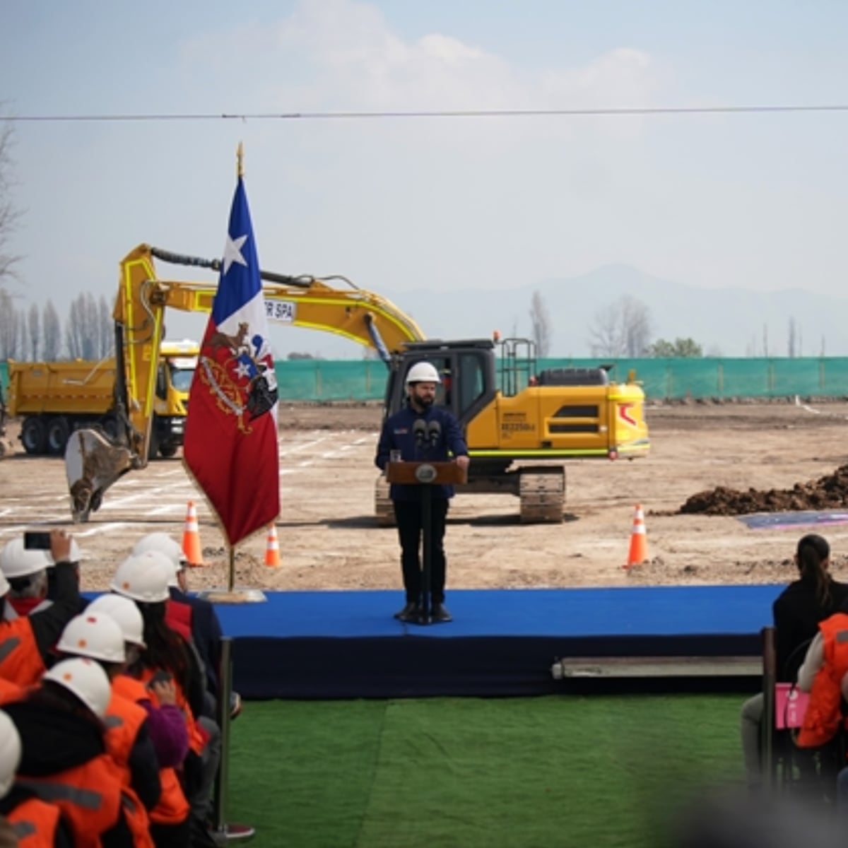 Presidente Boric inicia trabajos de la Línea 9 del Metro Presidente Boric inicia trabajos de la Línea 9 del Metro