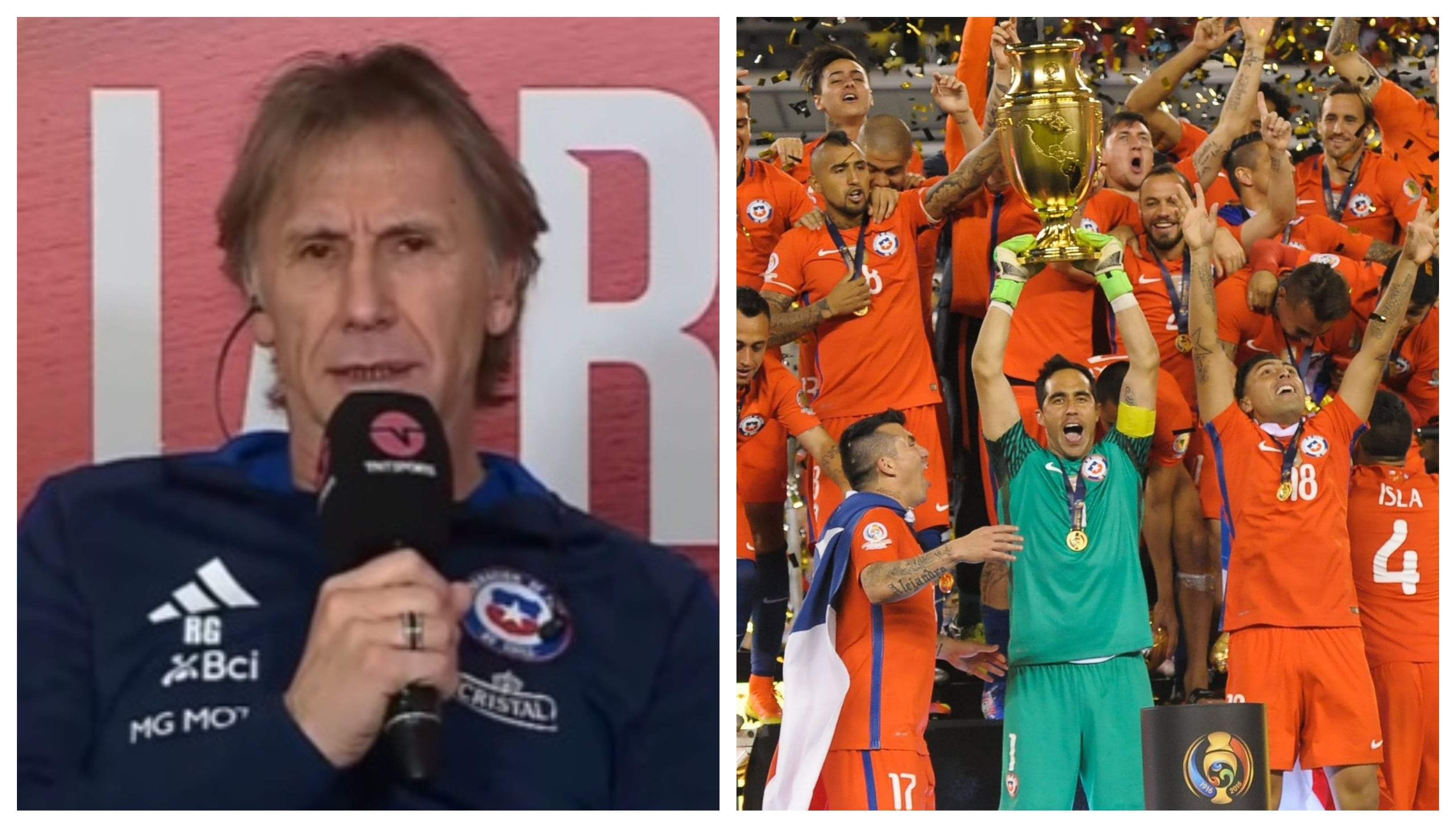 El técnico de la selección chilena respaldó el aporte de los jugadores de la Generación Dorada de cara a los próximos desafíos de la Roja.