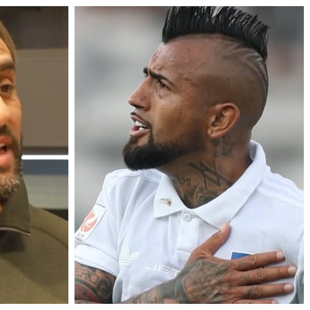 Arturo Vidal responde a críticas de Álvaro Gómez en Colo Colo Arturo Vidal responde a críticas de Álvaro Gómez en Colo Colo