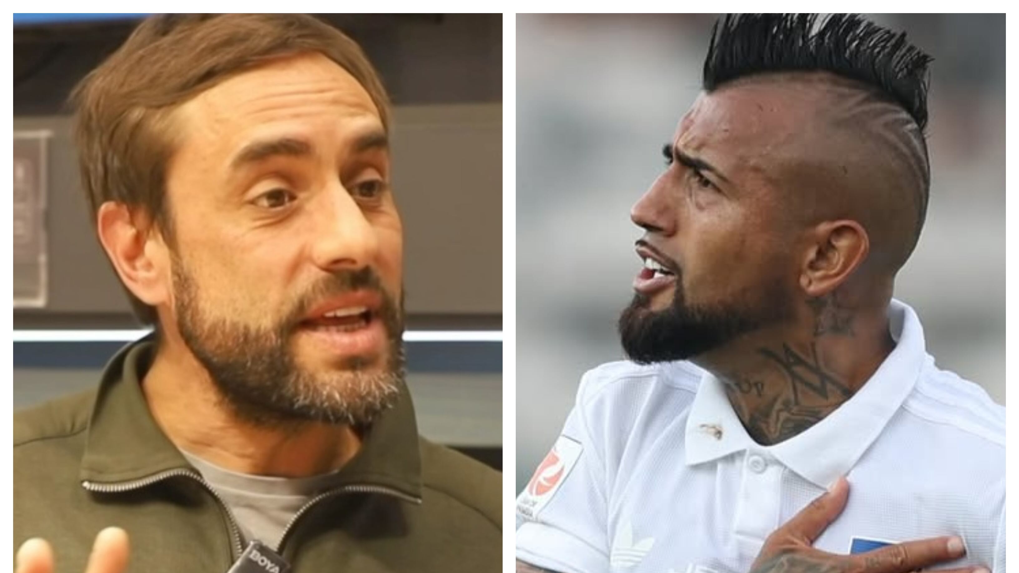 El jugador albo le contestó con todo al actor por sus críticas luego de la goleada sufrida por Colo Colo en Brasil.