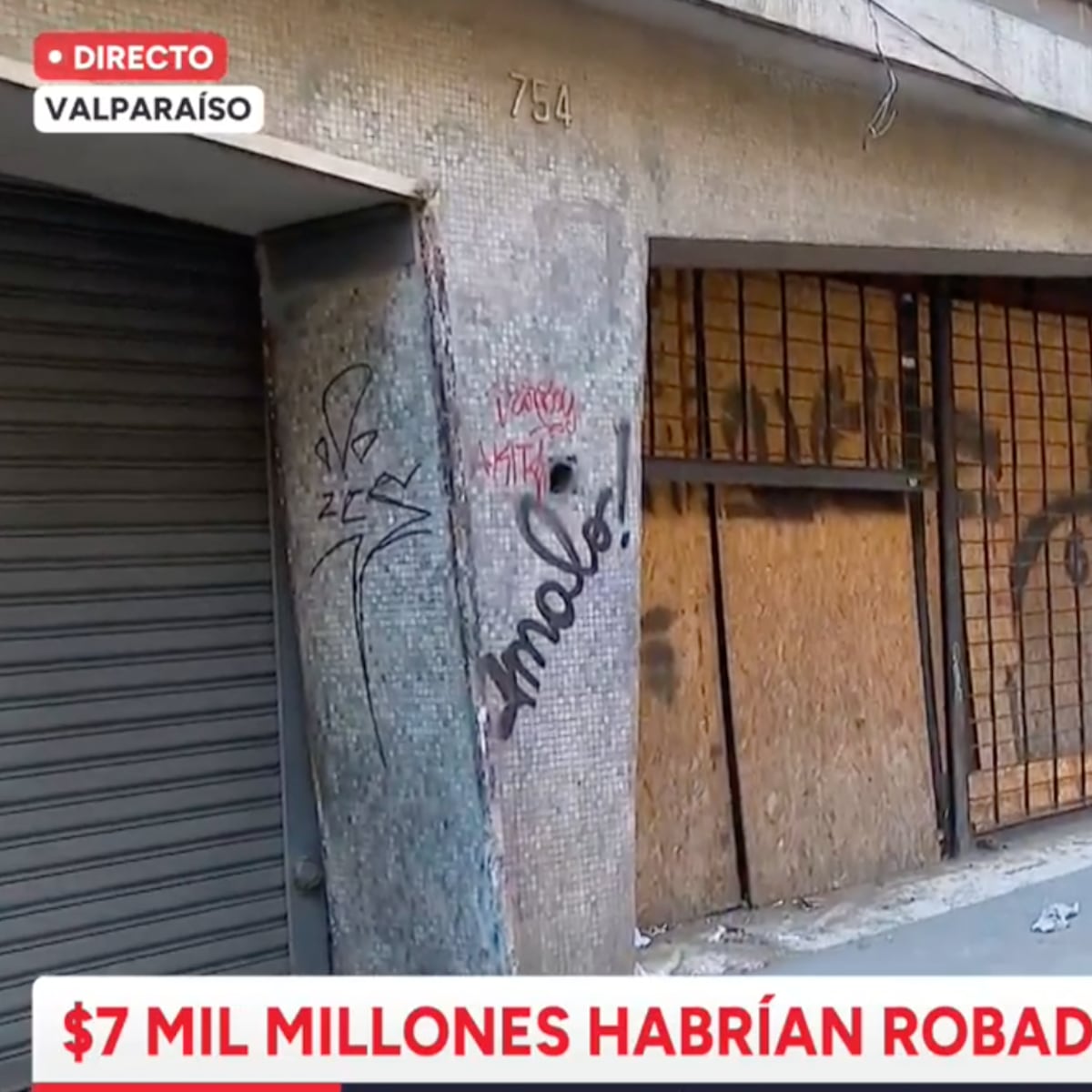 Millonario robo a banco en Valparaíso: trabajadores descubren monto de $7 mil millones Millonario robo a banco en Valparaíso: trabajadores descubren monto de $7 mil millones