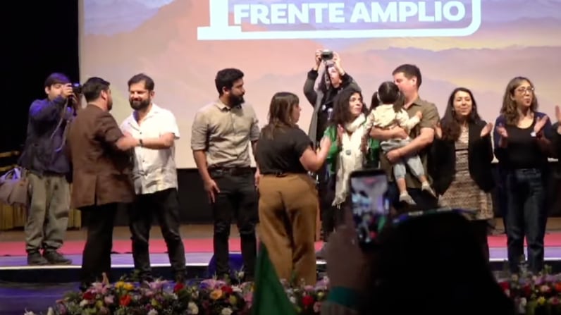 ExPresidente Gabriel Boric en Congreso del Frente Amplio | Captura: Youtube @elfrenteamplio