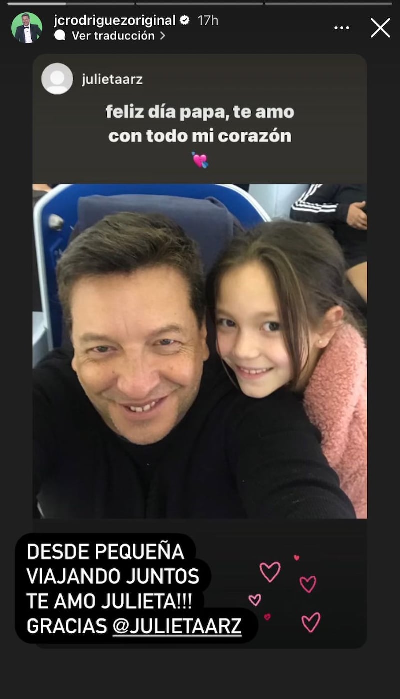 JC Rodríguez y sus hijos
