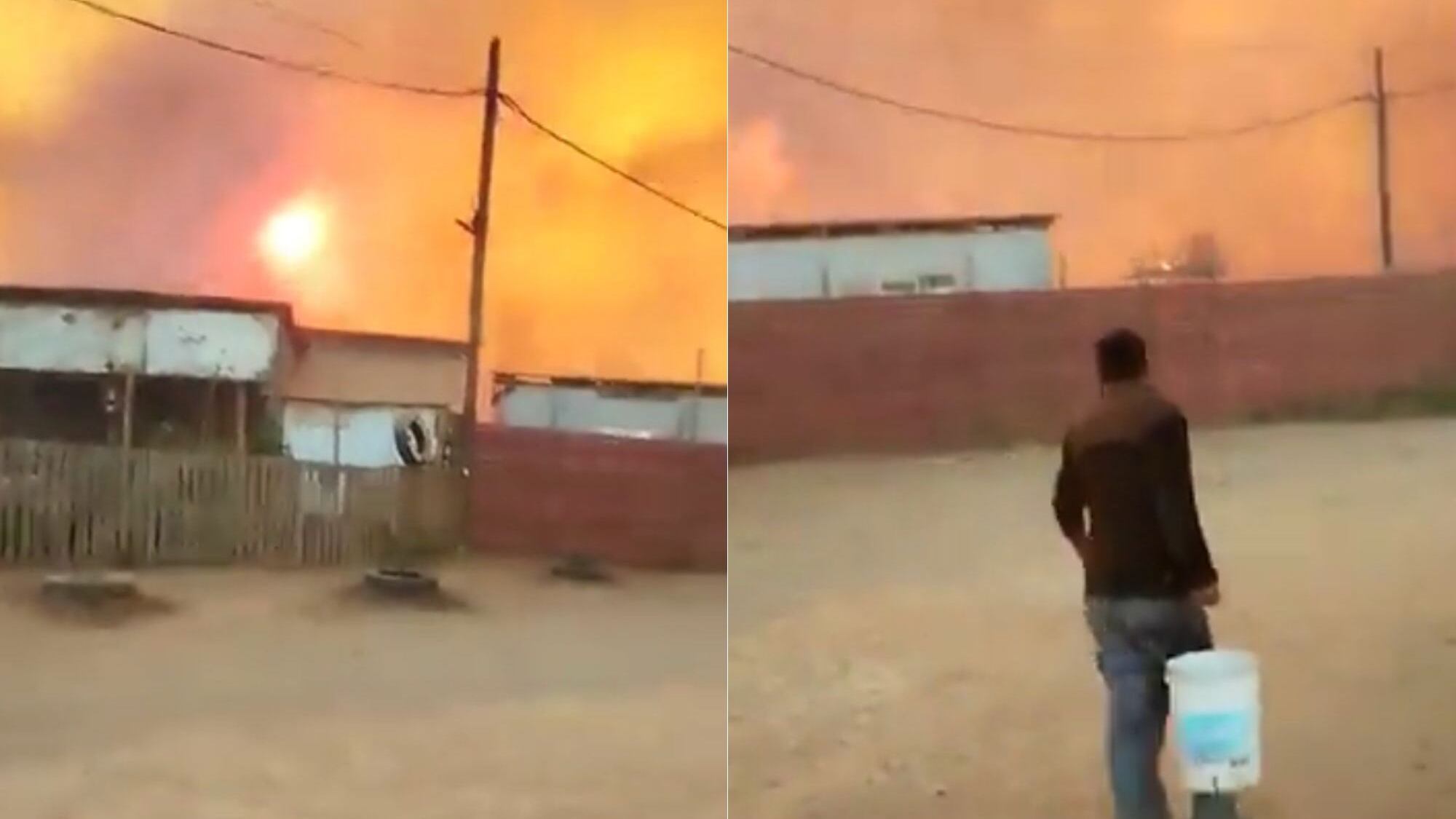 Registro de los incendios en Viña del Mar | Twitter