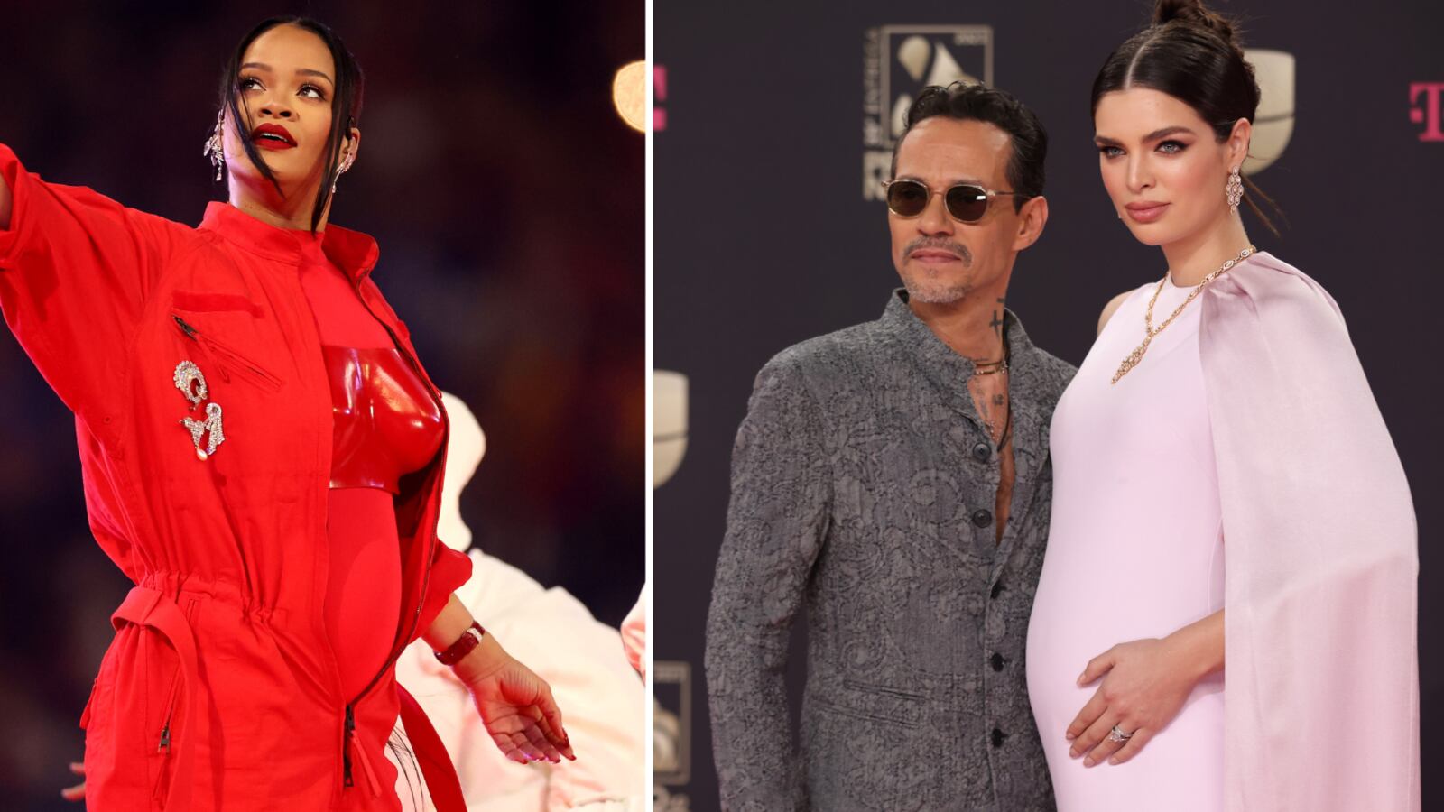 Rihanna y Nadia Ferreira embarazadas