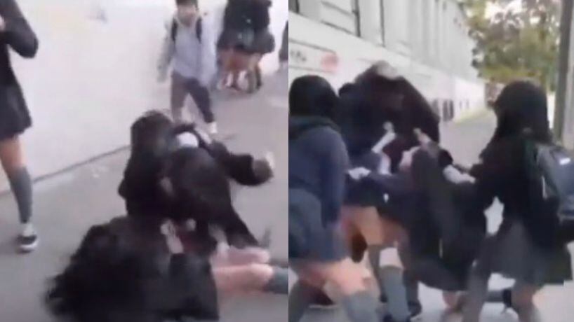 violenta pelea liceo de niñas