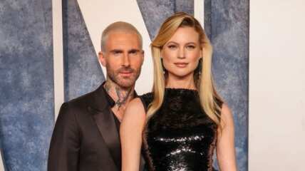 adam levine y su esposa