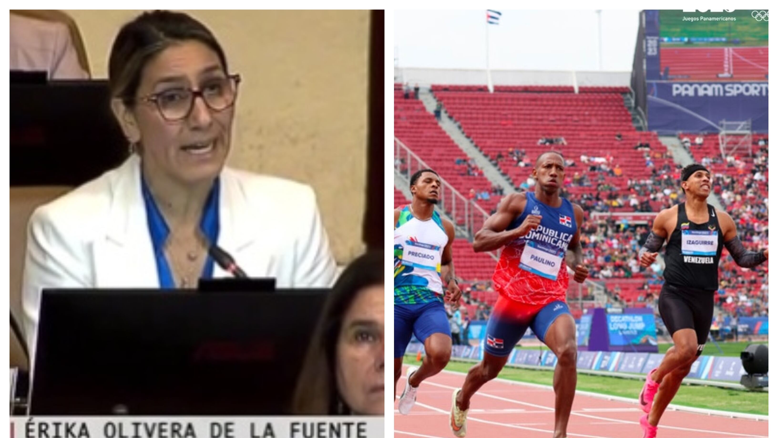 La parlamentaria y exatleta nacional mostró su disconformidad con la baja de presupuesto del Gobierno para los deportes el próximo año.