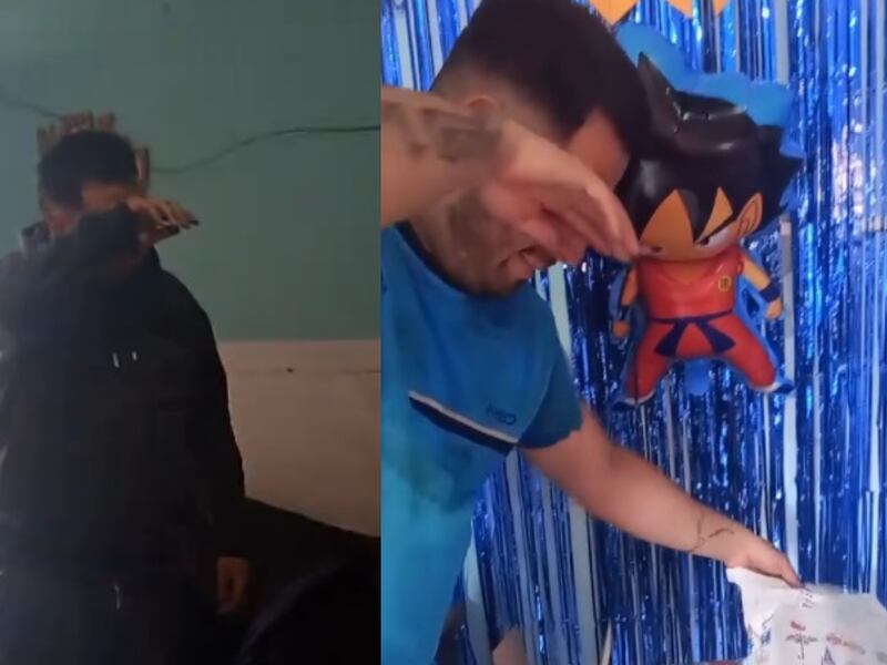 Esta mujer le hizo una fiesta de cumpleaños de Dragon Ball a su esposo y la reacción nos hizo llorar a todos
