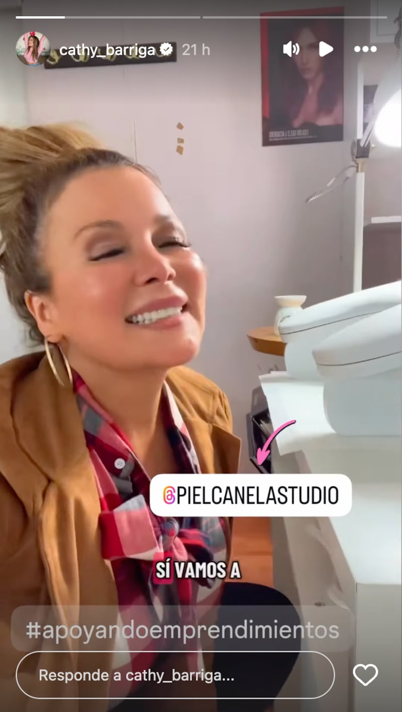 Historia de Cathy Barriga | Fuente: Instagram @cathy_barriga