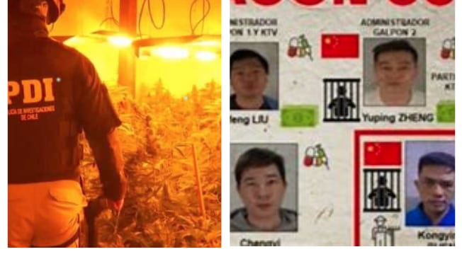 Banda china Bang de Fujian opera en Chile traficando drogas.