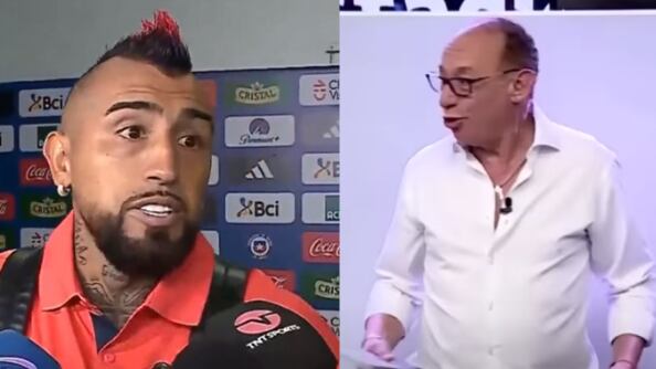 Arturo Vidal y Mauricio Israel