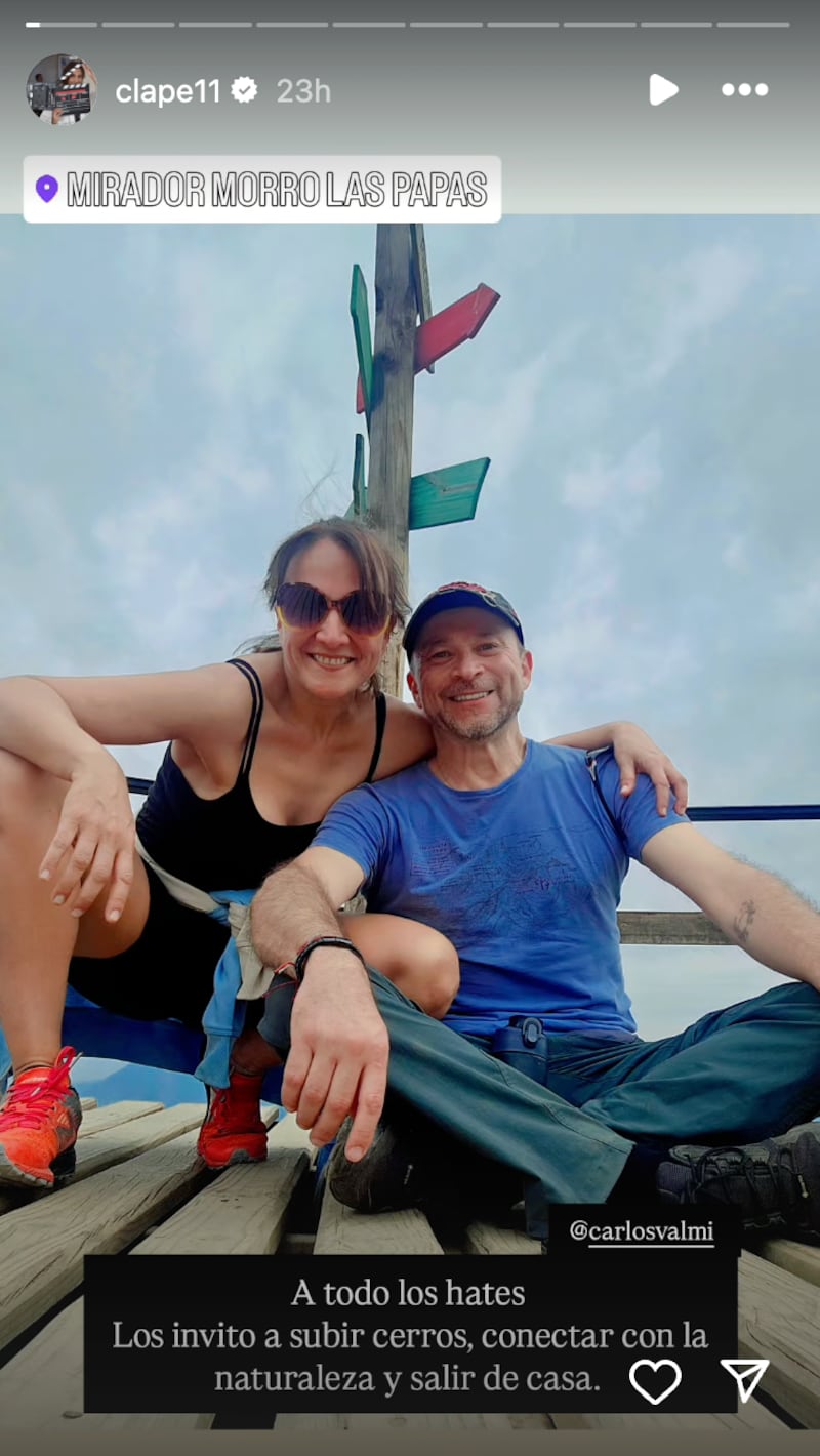 Historia de Claudia Pérez | Captura: Instagram @clape11