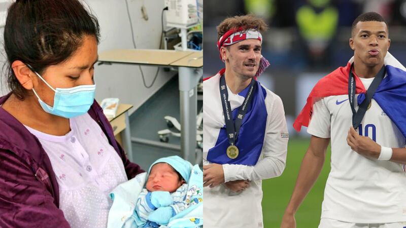 Madre de Griezmann Mbappé revela los detalles tras elección del nombre de su hijo