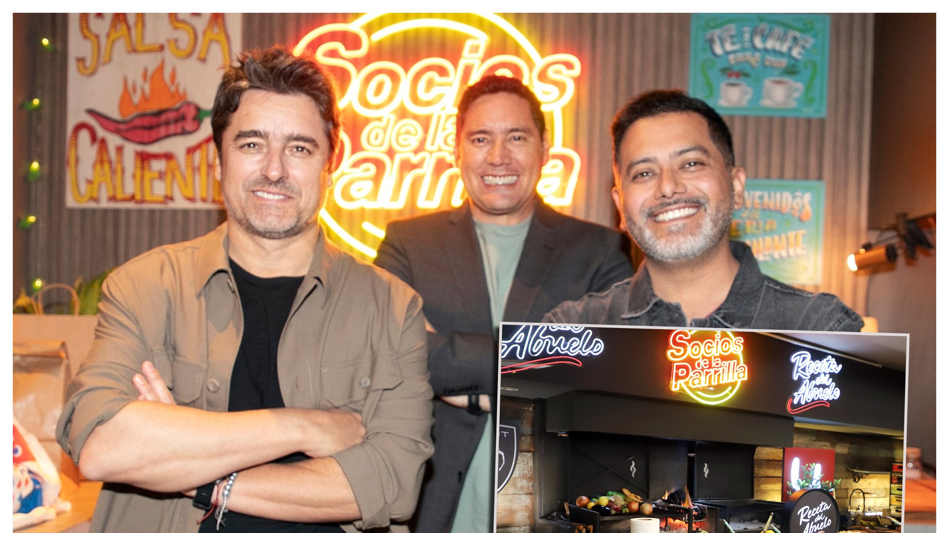 Los animadores celebraron el nuevo escenario que tendrán para el estreno de la tercera temporada de su estelar en Canal 13.