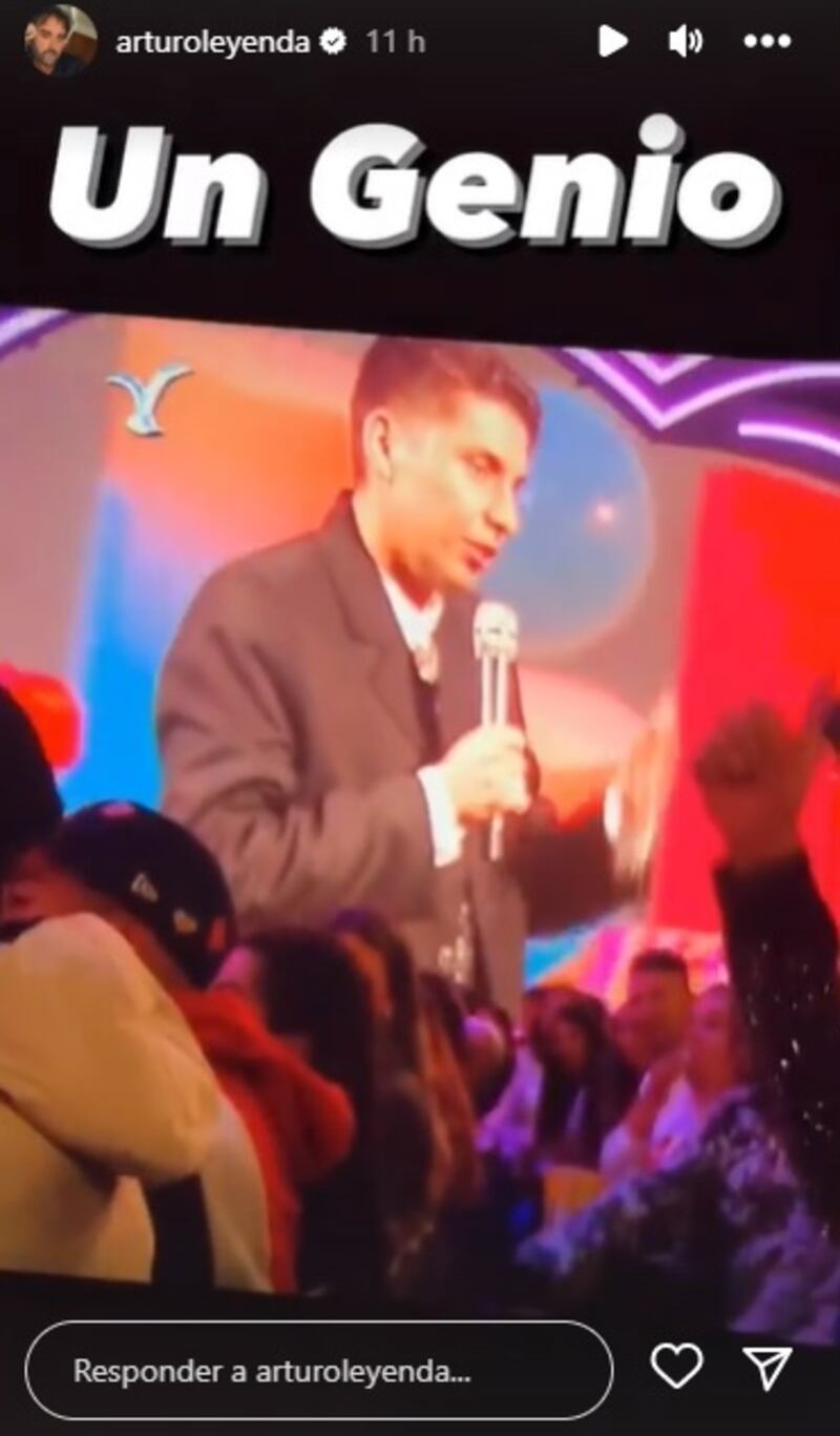 El exchico reality elogió en sus redes sociales la presentación de Fabrizio Copano en la penúltima jornada del Festival de Viña del Mar.